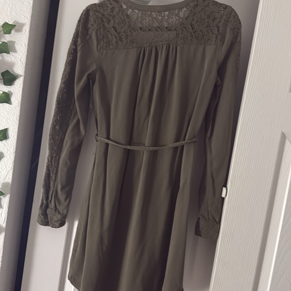 Hunter Green Long Sleeve Maurice’s Dress – Size XS - Picture 2 of 3